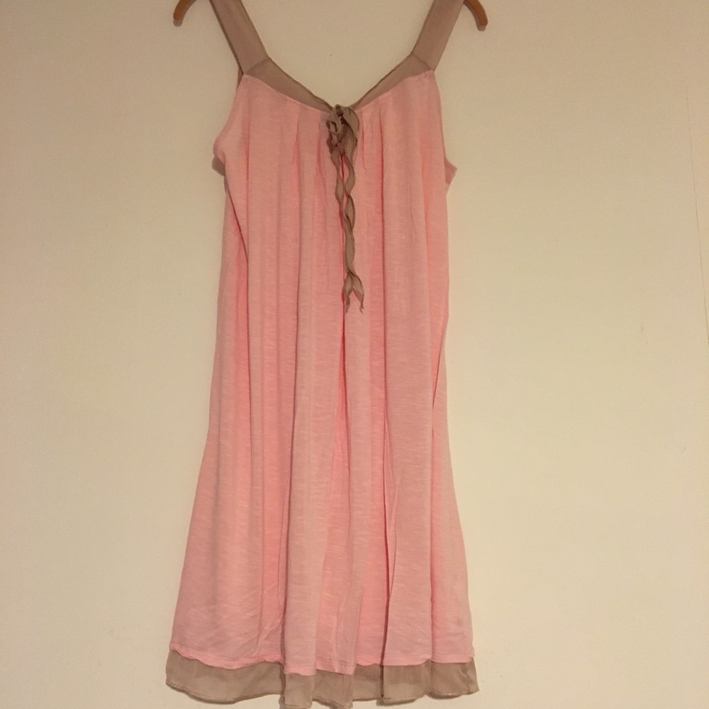 Ellen Tracy Nightgown M rayon/span peach/pink